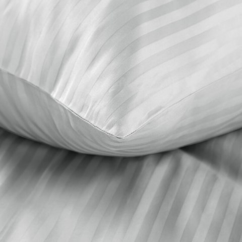 Bettwäsche garnitur Satin VERA silber 220x200 2x Kissenbezüge 70x80