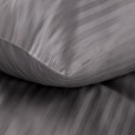 Satin Bettwäsche VERA stahl 140x200 70x80 x1