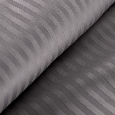 Satin Bettwäsche VERA stahl 160x200 70x80 x2