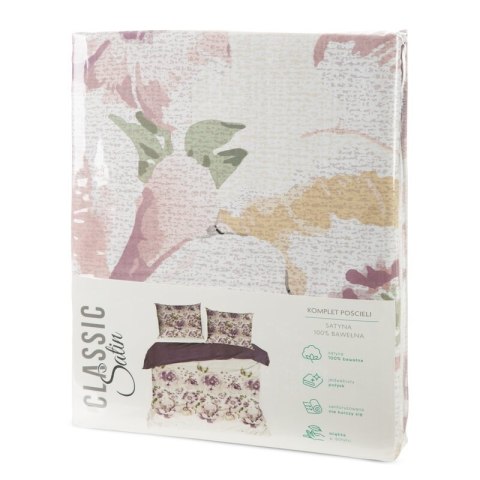 Satin Bettwäsche SPRING 27 220x200 2x Kissenbezüge 70x80