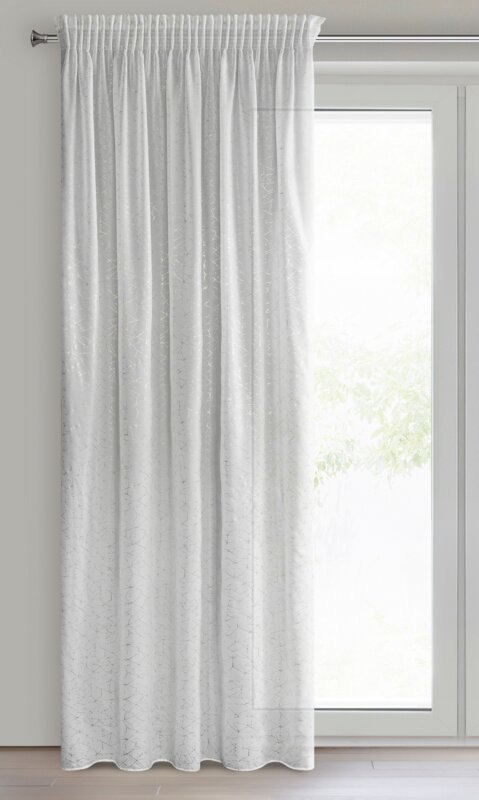 Gardine ROxI weiß SZAM 140x270 Kräuselband