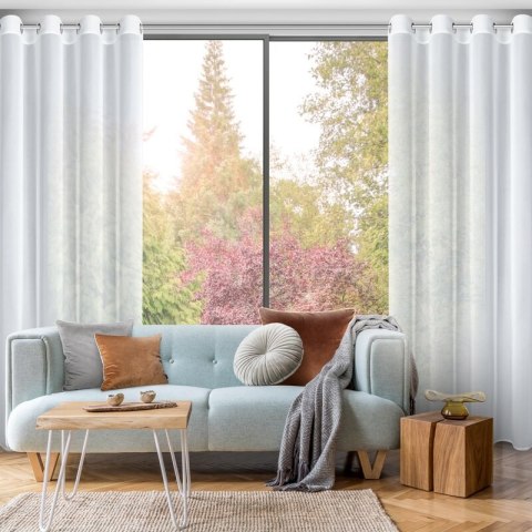 Gardine TINA weiß 140x270 Ösen