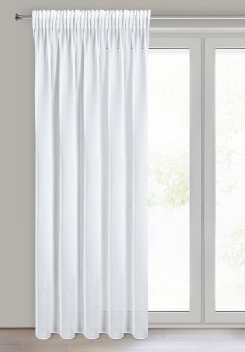 Gardine TINA weiß 140x270 Kräuselband