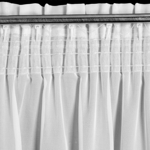 Gardine TINA weiß 140x270 Kräuselband