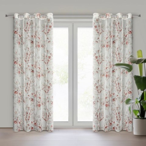 Vorhang AVA rosa gold 140x250 Ösen