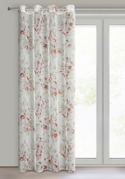 Vorhang AVA rosa gold 140x250 Ösen