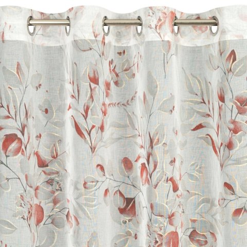 Vorhang AVA rosa gold 140x250 Ösen