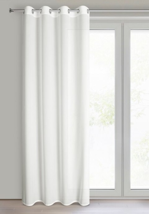 Gardine ROSSI weiß 135x250 Ösen