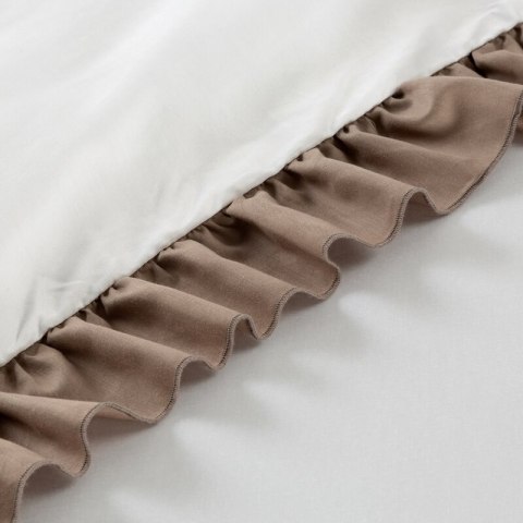 Bettwäsche garnitur ELIZA weiß KAW 220x200 2x Kissenbezüge 70x80