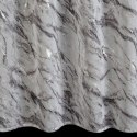 Vorhang ALIVIA weiß silber 140x270 Ösen