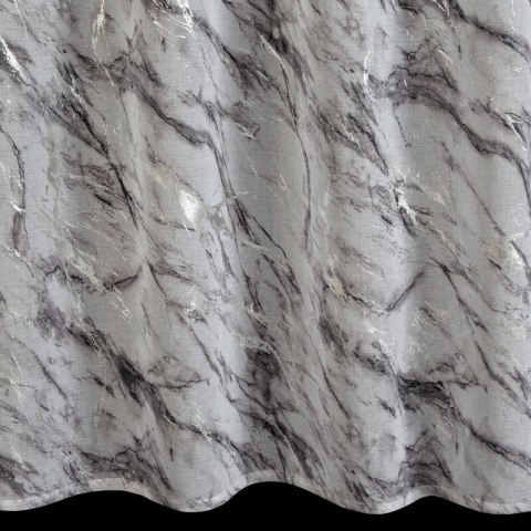 Vorhang ALIVIA weiß silber 140x270 Ösen