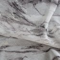 Vorhang ALIVIA weiß silber 140x270 Ösen