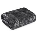 Elegante Tagesdecke Decke BLINK 3 schwarz 170x210 cm schwarz silber