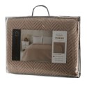 Tagesdecke Lein-Optik 3 dunkelbeige 170x210 cm dunkelbeige