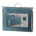 Tagesdecke Velours Samtdecke Gesteppt Steppdecke Klassische Decke SOFIA blau 70x160 cm blau