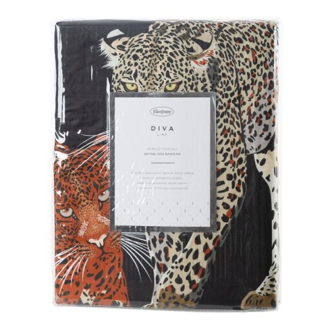 Bettwäsche garnitur Satin DIVA 16 220x200 2x Kissenbezüge 70x80