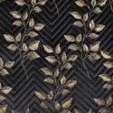 Elegante Tagesdecke Decke BLINK 2 220x240 cm schwarz gold