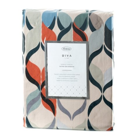 Bettwäsche garnitur Satin DIVA 19 220x200 2x Kissenbezüge 70x80