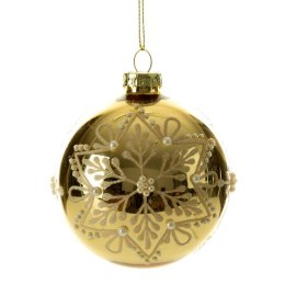 Christbaumschmuck Glas 469A 8CM gold