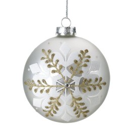 Christbaumschmuck Glas 474B 10CM silber B