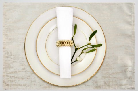 Tischdecke ALINA beige 30x40 x4 KPL