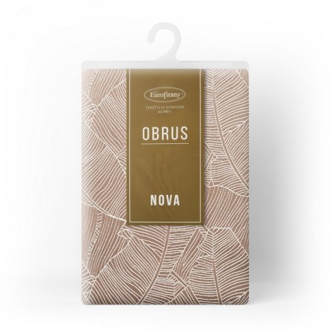 Tischdecke ISLA dunkelbeige 140x220