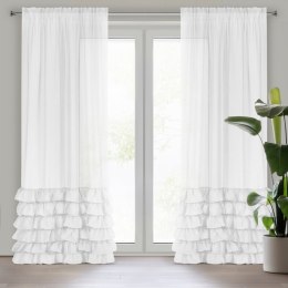 Gardine DOLLY weiß 140x250 Kräuselband