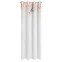 Vorhang ARLENA weiß rosa 135x250 Ösen