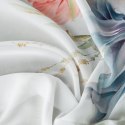 Vorhang ARLENA weiß rosa 135x250 Ösen