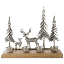 Weihnachten FIG D 34 33X3X27 braun silber