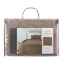 Tagesdecke Lein-Optik 1 dunkelbeige 170x210 cm dunkelbeige