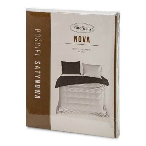 Bettwäsche garnitur NOVA3 weiß stahl 160x200 2x Kissenbezüge 70x80