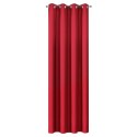 Vorhang ADORE rot 140x250 Ösen