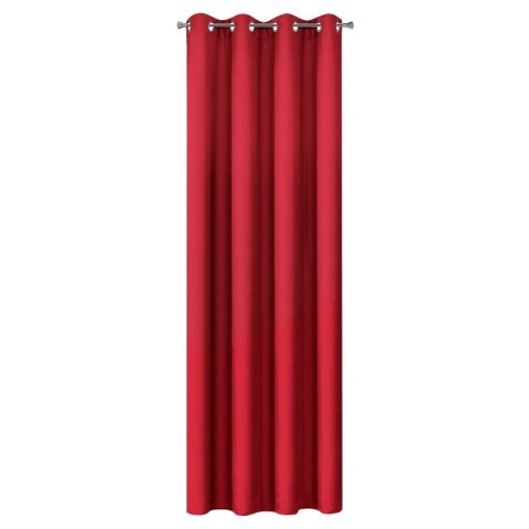 Vorhang ADORE rot 140x250 Ösen