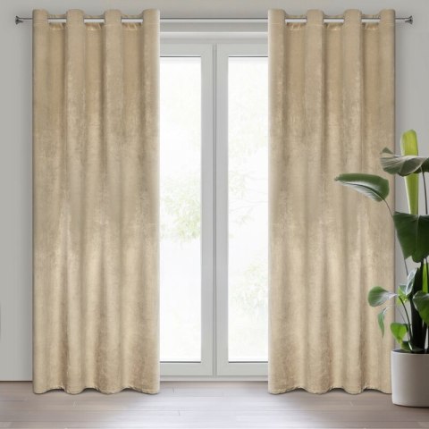 Vorhang SAMANTA beige 140X250 Ösen