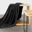 Wohndecke Kuscheldecke Decke MICROFASER Sofadecke Tagesdecke CINDY5 150x200 cm schwarz