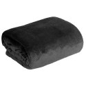 Wohndecke Kuscheldecke Decke MICROFASER Sofadecke Tagesdecke CINDY5 150x200 cm schwarz