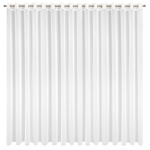 Gardine SYLVIA weiß 350x250 Ösen