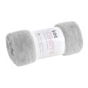 Wohndecke Kuscheldecke Decke MICROFASER Sofadecke Tagesdecke CINDY4 200X220 silber