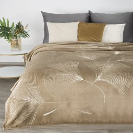 Decke Mikorfaser GINKO1 150x200 cm dunkelbeige