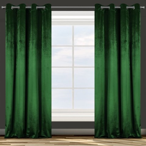 Vorhang TAYLOR grün 140x250 Ösen