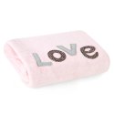 Decke LOVE1 rosa 150X200 rosa