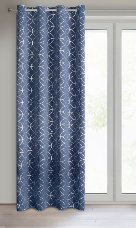 Vorhang ABELLA GN silber 135x250 Ösen