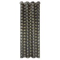 Vorhang CHILL schwarz gold 140x250 Ösen
