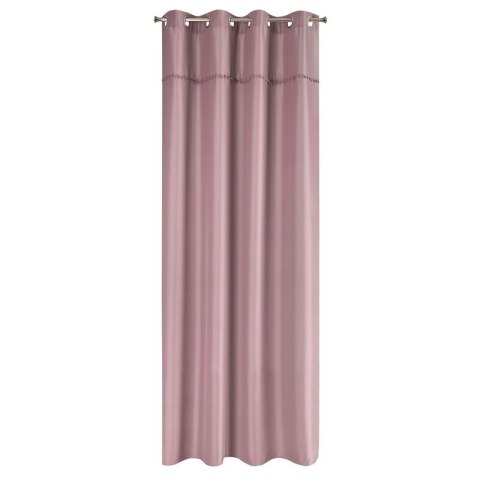 Vorhang DEFNE dunkelrosa 135x260 Ösen