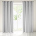 Vorhang DEFNE silber 135x260 Ösen