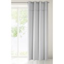 Vorhang DEFNE silber 135x260 Ösen