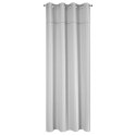 Vorhang DEFNE silber 135x260 Ösen
