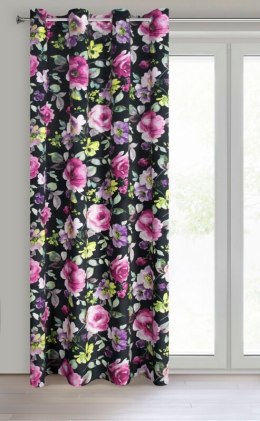 Vorhang MIRA CZA+rosa 140X250 Ösen