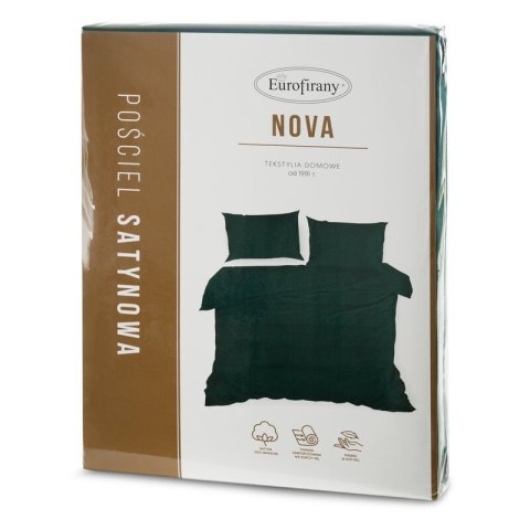 Bettwäsche garnitur NOVA3 grün 180x200 2x Kissenbezüge 70x80